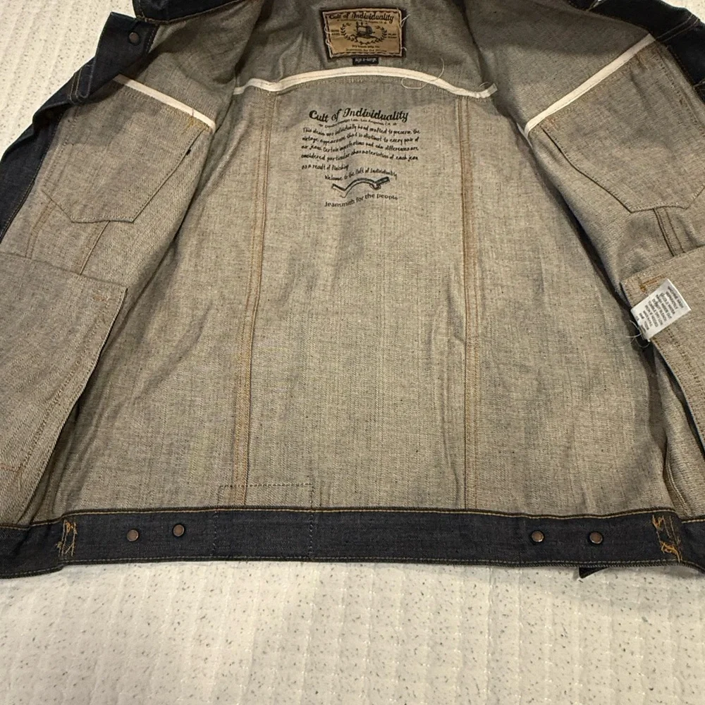 Cult of Individuality Dark Blue Denim Jacket - Picture 5 of 7